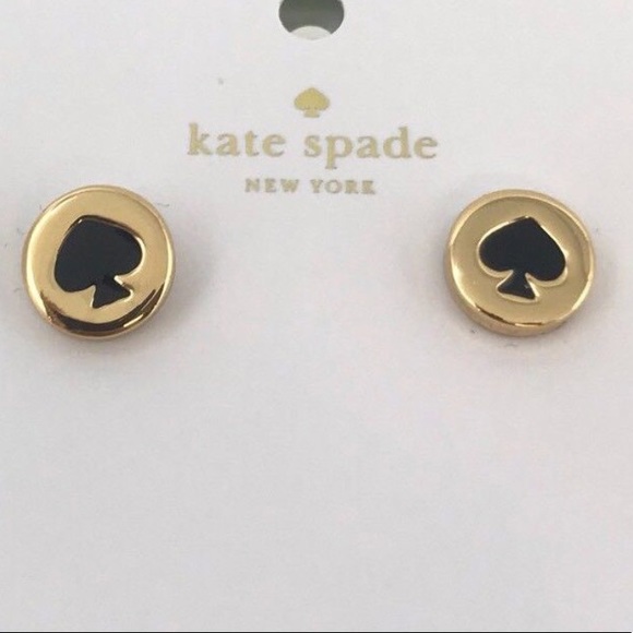 kate spade Jewelry - Kate Spade Spot The Spade Stud Earrings